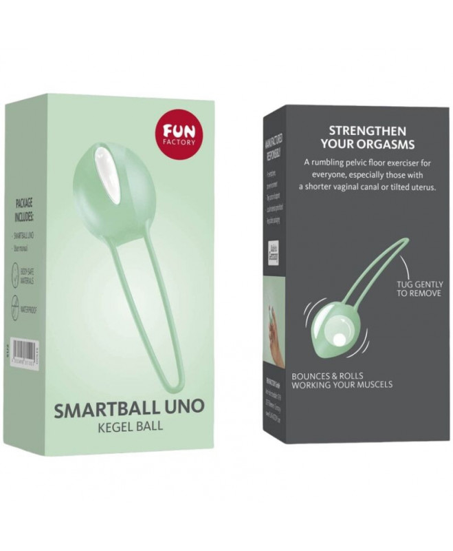 FUN FACTORY – SMARTBALL UNO PELVIC BALL WHITE / GREEN PISTACHIO 4