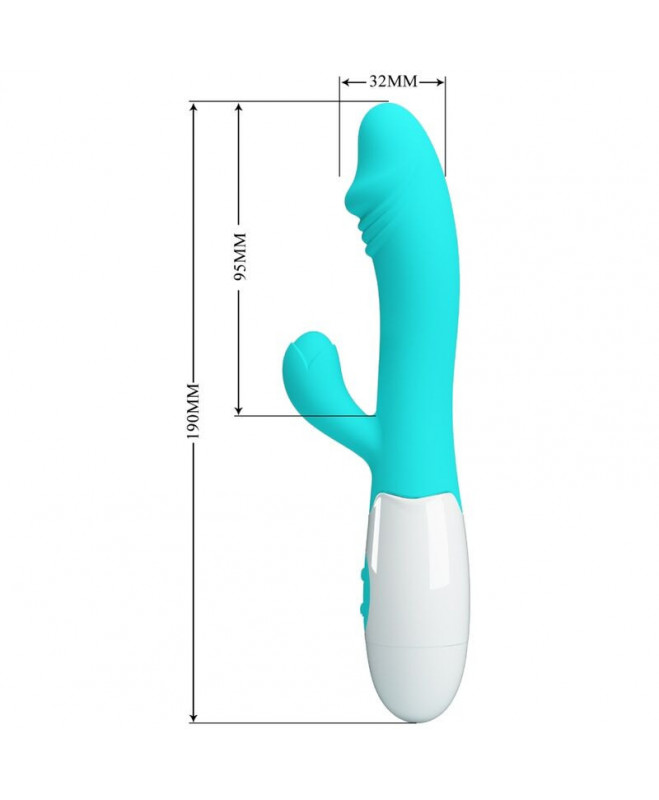 PRETTY LOVE - SNAPPY G-SPOT VIBRATOR AQUA GREEN 6