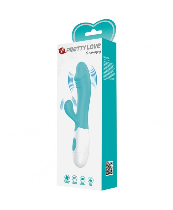 PRETTY LOVE - SNAPPY G-SPOT VIBRATOR AQUA GREEN 9