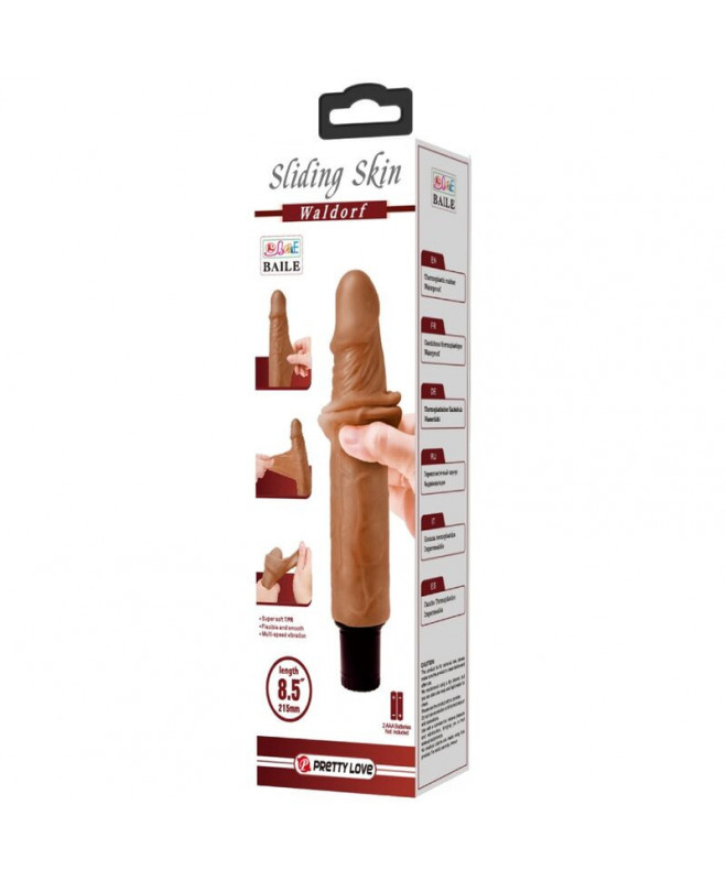 PRETTY LOVE - WALDORF REALISTIC VIBRATOR 18 CM -O- 4 CM 10