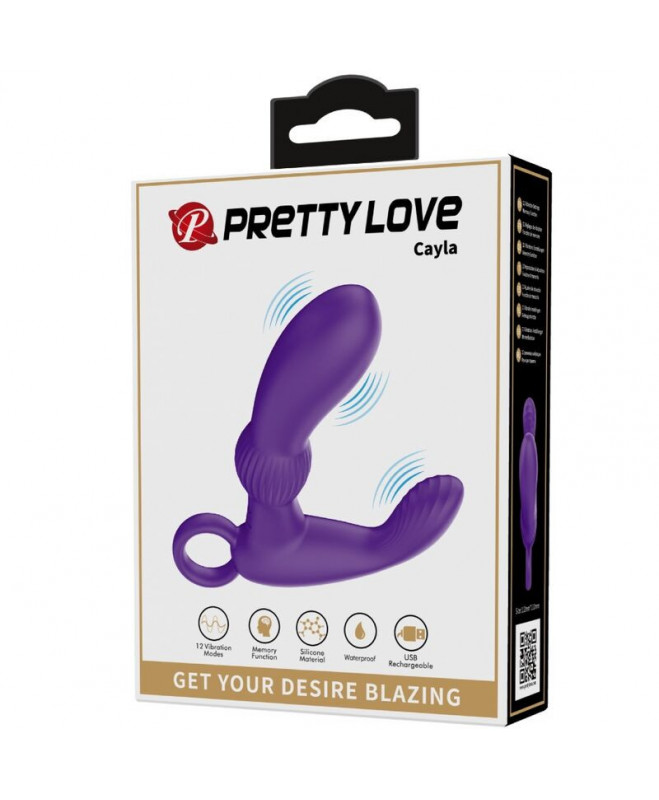 PRETTY LOVE - CAYLA ANALINIS VIBRATORIAUS MASAGER LILA 9