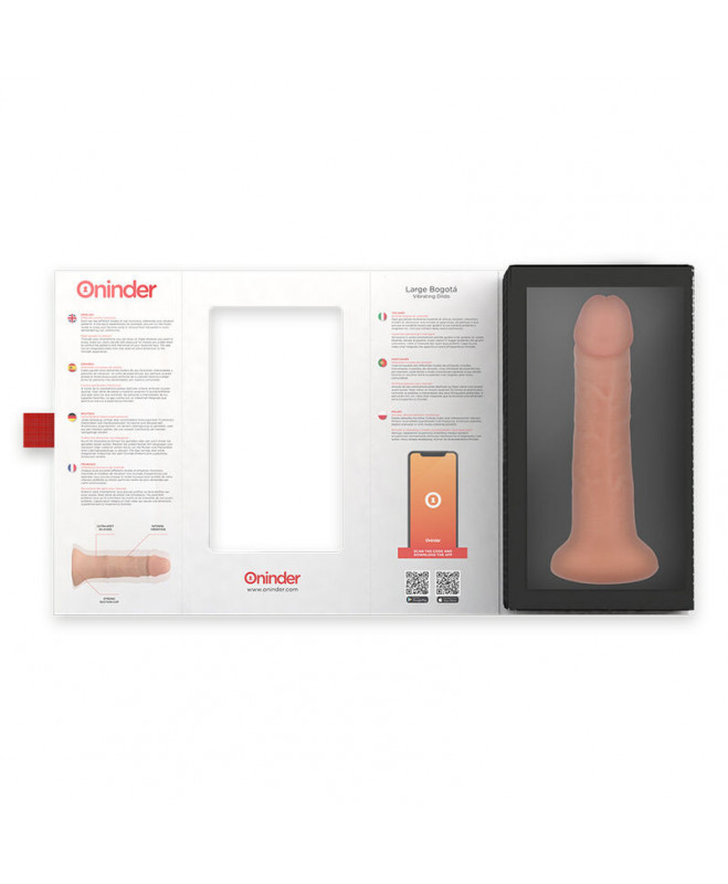 ONINDER – DIDELIS BOGOTÃÂ VIBRATORIAUS DILDO 9 GEIČIŲ NATURAL 22 CM -O- 4,5 CM - NEMOKAMA PROGRAMĖ 7