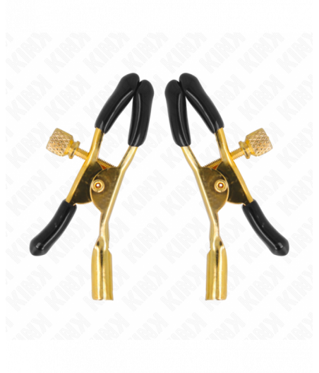 KINK - GOLD NIPPLE CLAMPS 6 CM