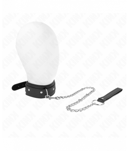 KINK - NECKLACE WITH LEASH 65 CM 1 RING ADJUSTABLE 38-49 CM X 5 CM