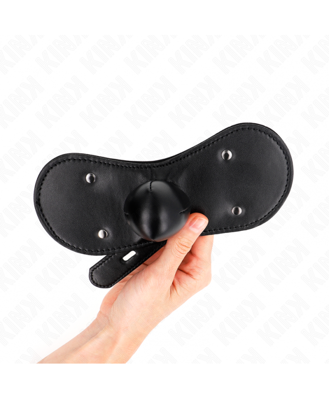 KINK - BALL GAG BURNOS KAUKĖ SU REGULIUOJAMU UŽRAKTU 42-60 CM 3