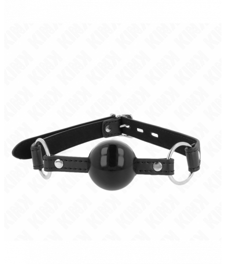 KINK - TPE BALL 4 CM GAG WITH BLACK LOCK 60 x 2 CM