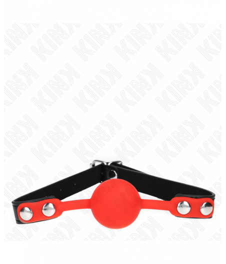 KINK - RED SILICONE BALL 4 CM GAG 60 x 2 CM