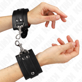 KINK – UŽRAKINAMI DUNGEON RIEŠŲ ATRAUKMĖS JUODOS REGULIUOJAMOS 21-28 CM X 5,5 CM