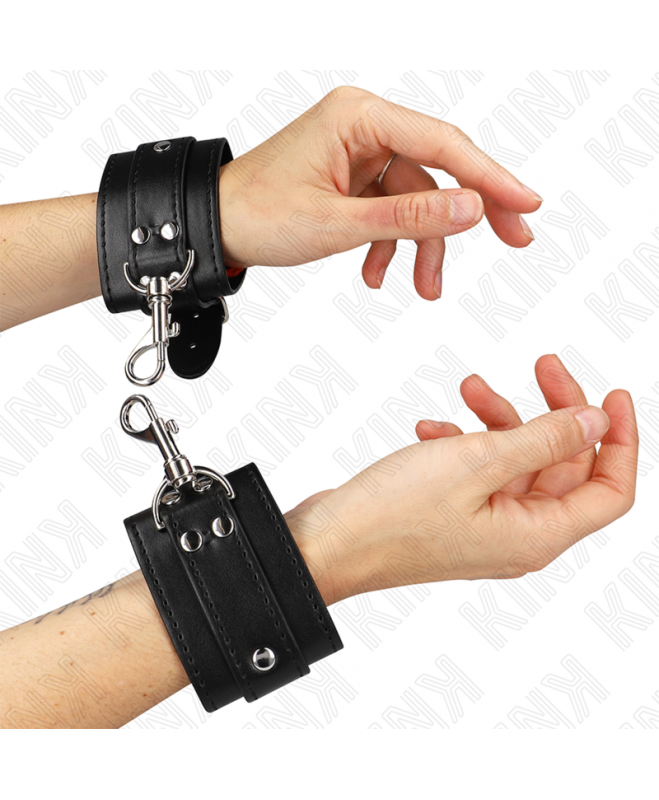 KINK – UŽRAKINAMI DUNGEON RIEŠŲ ATRAUKMĖS JUODOS REGULIUOJAMOS 21-28 CM X 5,5 CM