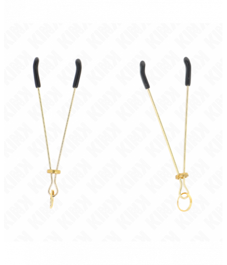 KINK - THIN NIPPLE CLAMPS GOLD 7 CM