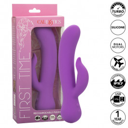 CALEXOTICS – PIRMĄ KARTĄ VIBRATOR PLEASER PAKRAUJAMA PURPURA