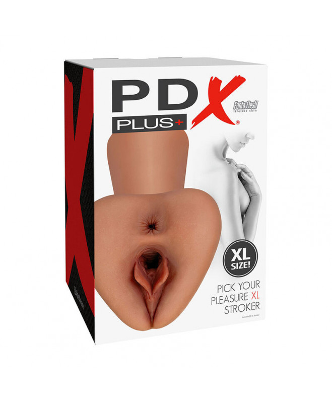 PDX PLUS – PASIRINKITE SAVO MALONUMĄ XL REALISTIC STROKER BROWN 4