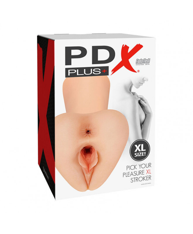 PDX PLUS – išsirinkite savo malonumą XL REALISTIC STROKER FLESH 4