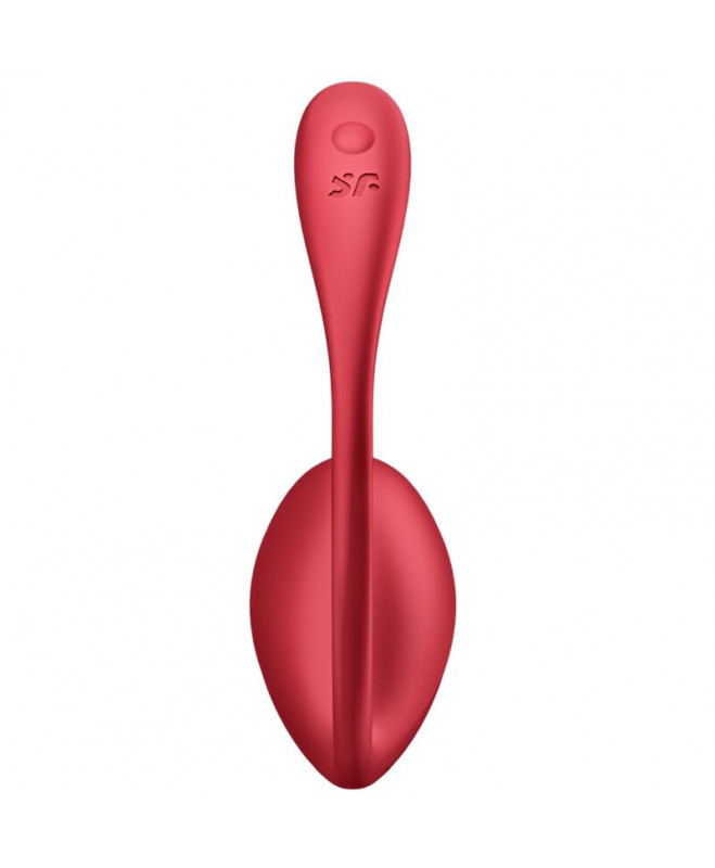 SATISFYER – NEMOKAMA PROGRAMĖLĖ BLIZGUS PETAL G POINT NUOTOLINIO VALDYMO STIMULIATORIAUS RAUDONA 5