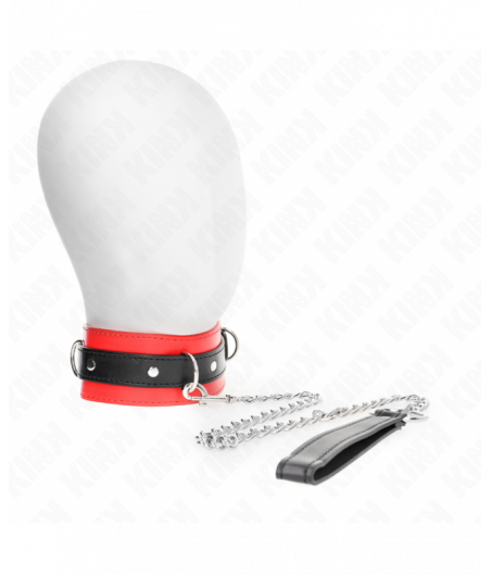 KINK - COLLAR WITH BELT 65 CM WITH STRAP RED 54 X 4.5 CM