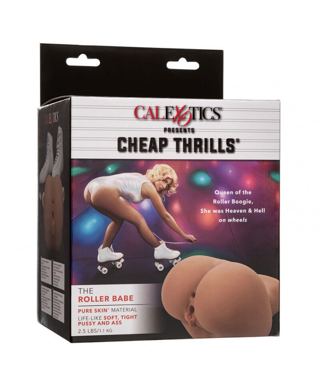 CALEXOTICS – ROLLER BABE DOUBLE REALISTIC MASTURBATOR FLESH 9