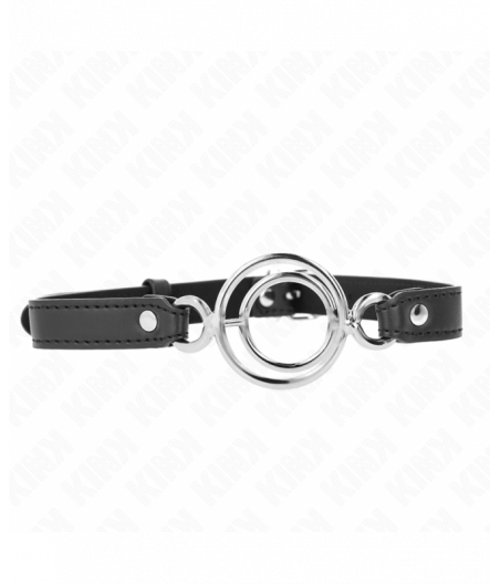 KINK - GAG WITH MULTIPLE O-RINGS 5 CM BLACK 63 X 2.5 CM