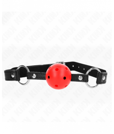 KINK - HOLLOW HARD RED BALL 4.5 CM GAG MODEL 1 63.5 X 2 CM