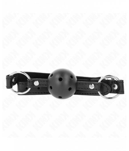 KINK - HOLLOW HARD BLACK BALL 4.5 CM GAG MODEL 1 63.5 X 2 CM