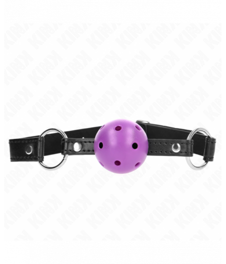 KINK - HOLLOW HARD PURPLE BALL 4.5 CM GAG 63.5 X 2 CM