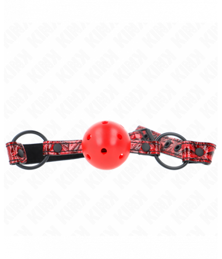 KINK - DIAMOND PATTERN BALL 4.5 CM GAG MODEL 1 64.5 CM ADJUSTABLE 42-60 CM