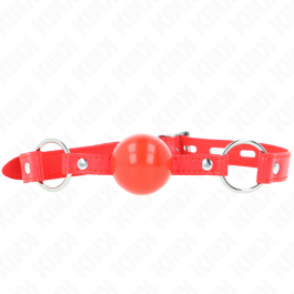 KINK - TPE BALL 4 CM GAG SU ROJO LOCK 60 x 2 CM