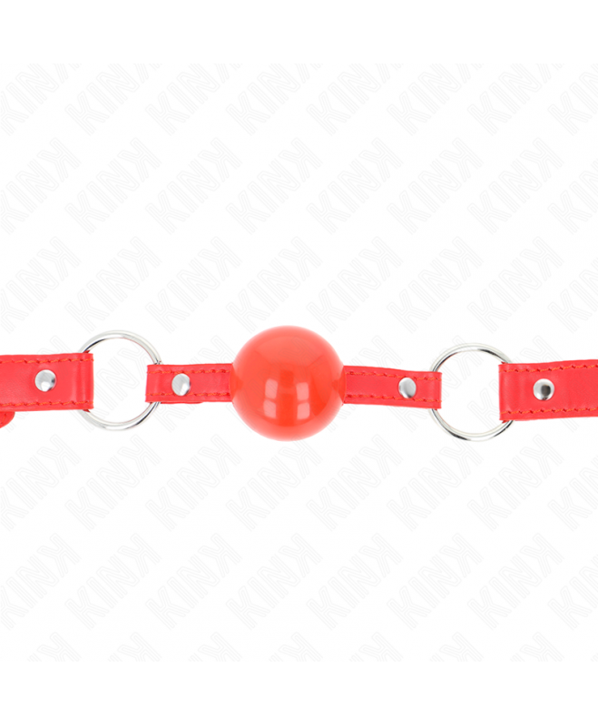 KINK - TPE BALL 4 CM GAG SU ROJO LOCK 60 x 2 CM 3