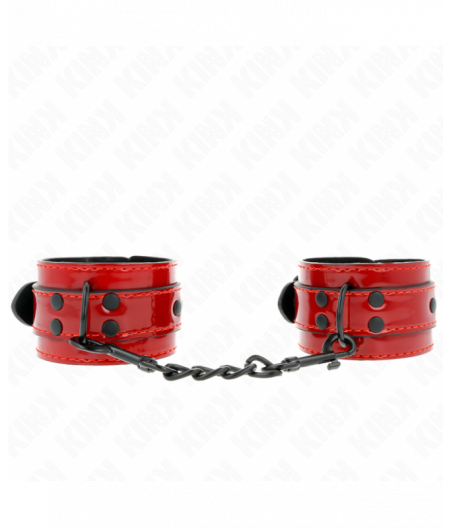 KINK - DARK RED WRIST CUFFS 23 X 5 CM