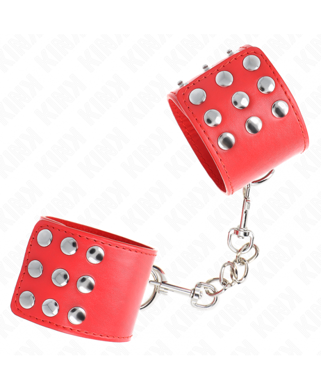 KINK – RIEŠŲ ATRAMOS SU SPEGULČIU SUSIJUNGTA RAUDONA REGULIUOJAMU 19-24 CM X 5,5 CM 2