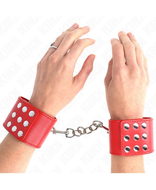 KINK – RIEŠŲ ATRAMOS SU SPEGULČIU SUSIJUNGTA RAUDONA REGULIUOJAMU 19-24 CM X 5,5 CM 4