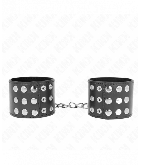KINK - WRIST RESTRAINTS WITH SNAP FASTEN BLACK ADJUSTABLE 19-24 CM X 5.5 CM