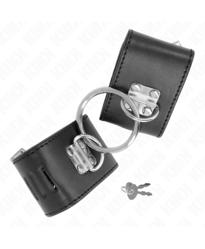 KINK – FIKSUOTOS RIEŠŲ ATRAMOS SU ŽIEDU IR PADALŲ UŽDARYMU JUODAS REGULIUOJAMAS 16-23 CM X 5,5 CM 2