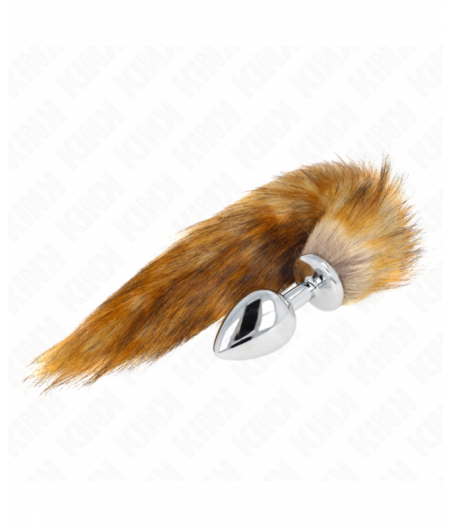 KINK - ANAL PLUG SIZE L 10 X 4 CM WITH SYNTHETIC TAIL 40 CM BROWN