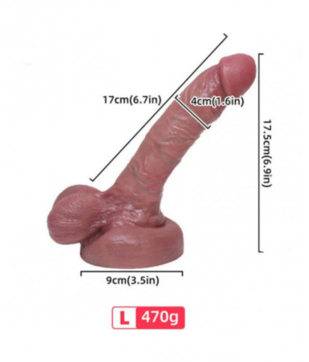 ARMONY - REALISTIC LIQUID SILICONE DILDO 17 CM