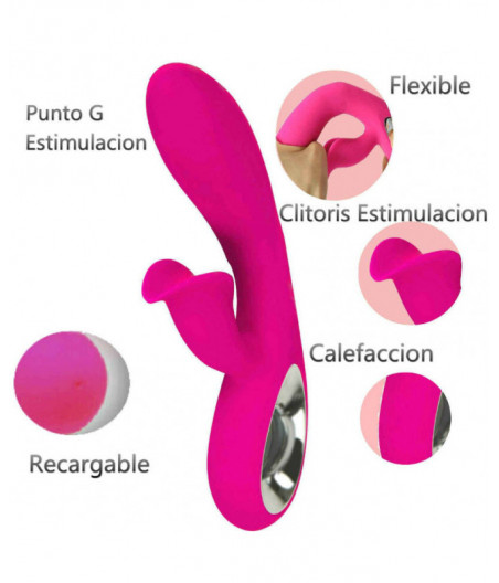 ARMONY - DARO VIBRATOR & PULL RING STIMULATOR FUCHSIA