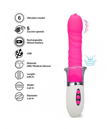 ARMONY - LIBERTY VIBRATOR & THRUSTING WITH TONGUE