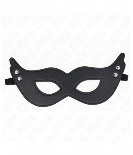 KINK - LEATHERETTE MASK WITH RIVETS MODEL 1 26 x 8 CM