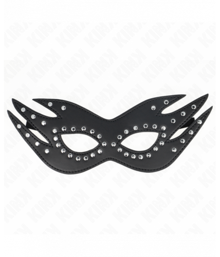 KINK - LEATHERETTE MASK WITH RIVETS MODEL 3 26 x 9.5 CM