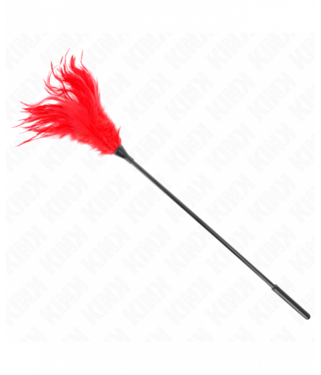 KINK - MULTIPLE RED TICKLE FEATHERS 45 CM