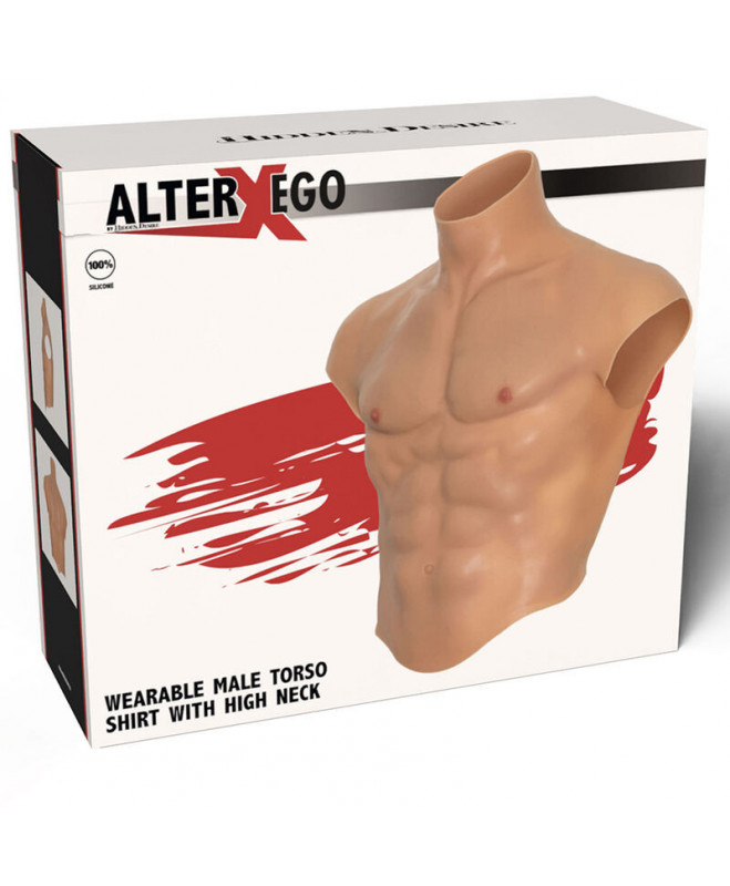 PAslėptas troškimas – ALTER EGO SILICONE VYRIŠKAI TORSO MARŠKINĖLIAI SU ABS MINŠTU 5