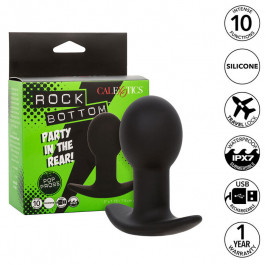 CALEXOTICS – AKMENŲ DUGNIO ANALINIS KAIŠTUKAS 10 VIBRATIONS SILICONE BLACK