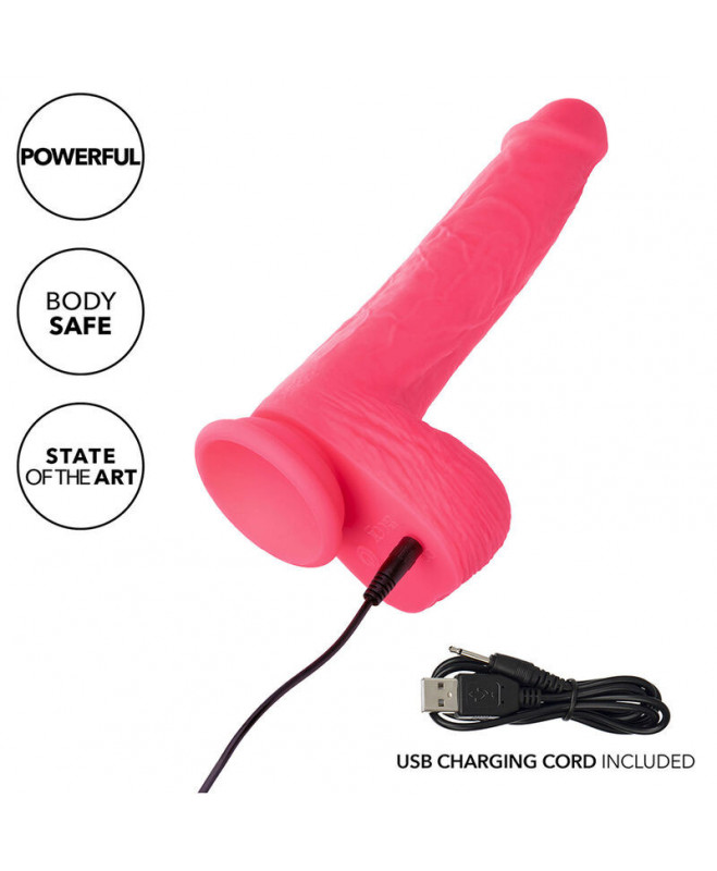 CALEXOTICS - STUDS REALISTIC VIBRATOR 10 VIBRATIONS PINK 7