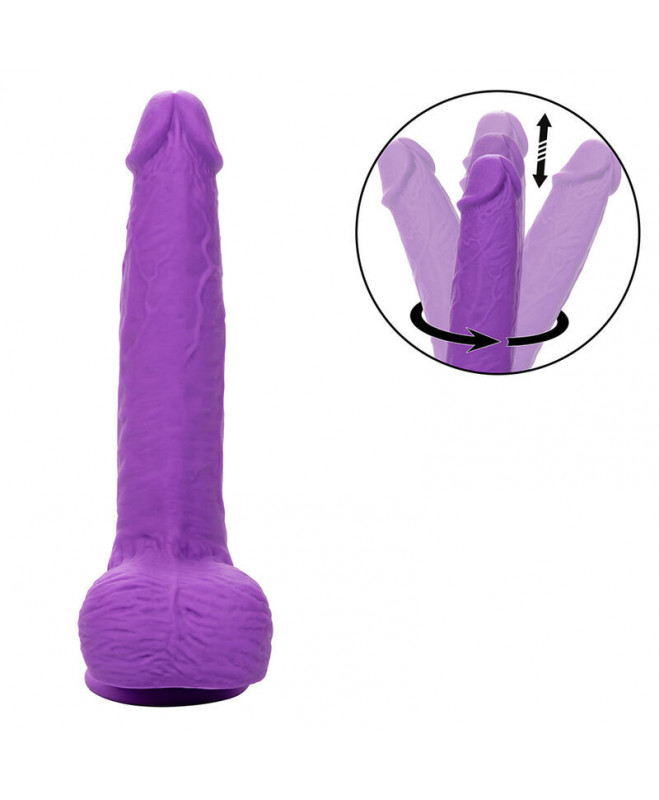 CALEXOTICS – SMIELĖS ĮKRAUJAMI IR SUKIMAS VIBRATORIUS 10 VIBRATIONS PURPLE 6