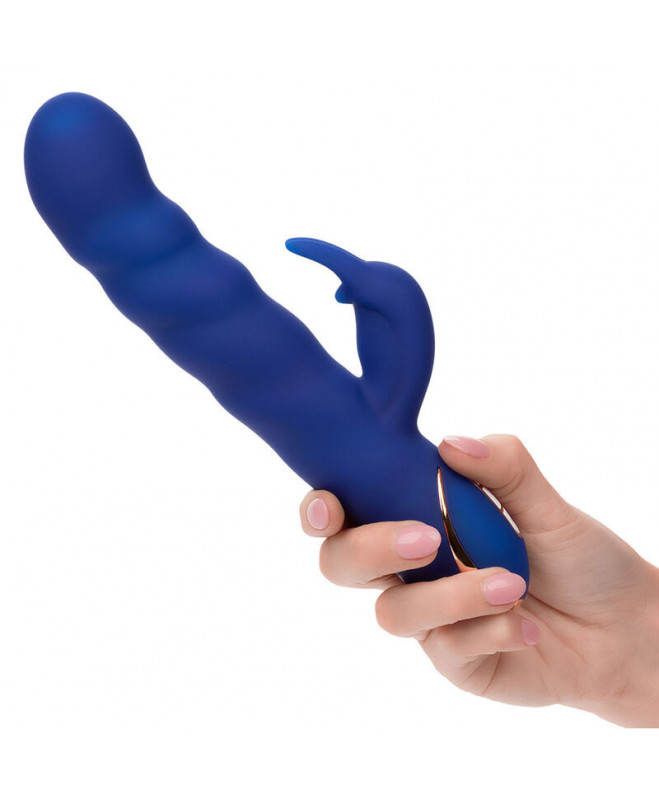 CALEXOTICS - JACK RABBIT VIBRATOR WAVE MOTION BLUE 6