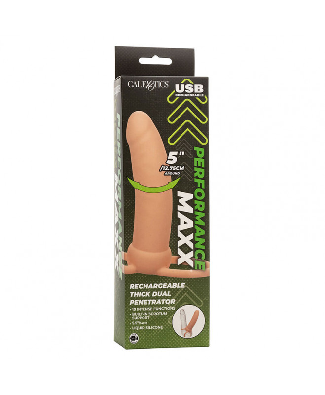 CALEXOTICS – MAXX STORIS DUAL PERKETURIUS, 10 VIBRATIONS FLESH 11