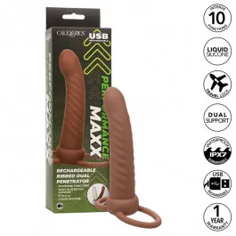 CALEXOTICS – MAXX BRUBOTAS DUAL PENETRATOR 10 VIBRATIONS RUDA