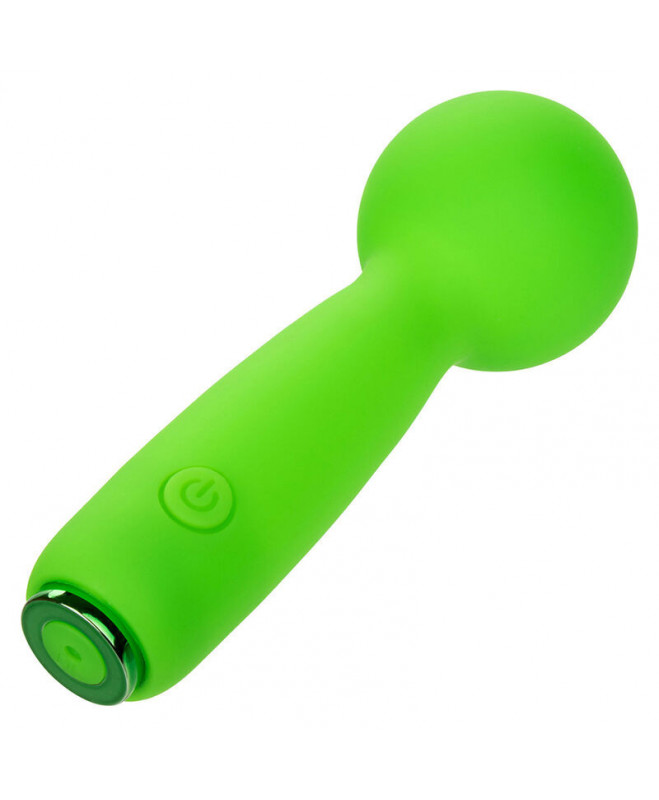 CALEXOTICS - NEON VIBES THE BUBBLY VIBE MINI MASAGER 10 VIBRATIONS GREEN 4