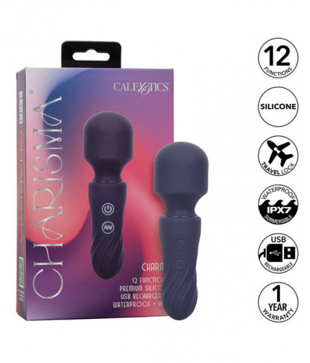 CALEXOTICS - CHARISMA CHARM MASSAGER 12 FUNCTIONS PURPLE