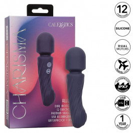 CALEXOTICS – CHARISMA ALLURE MASAGER DUAL MOTORS 12 FUNKCIJŲ 17,25 CM X 4,5 CM PURPURINIS