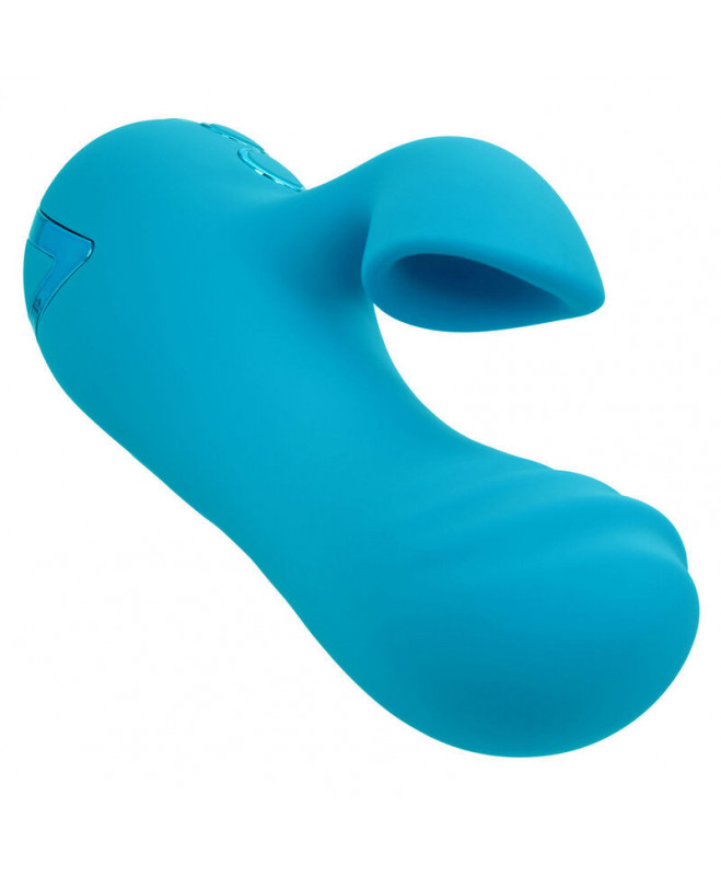 CALEXOTICS – SUNSET BEACH SEDUCER VIBRATOR IR STIMULIATORIUS 10 FUNKCIJŲ MĖLYNAS 6